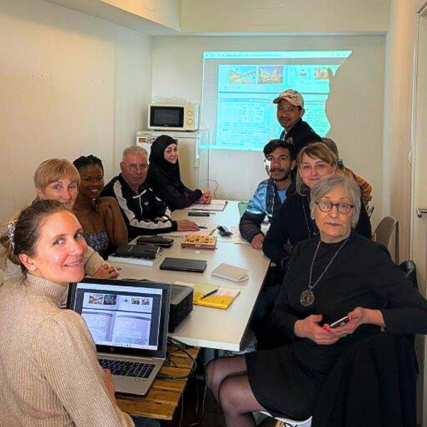 Teilnehmende während ihres Erasmus-Aufenthalts in Kroatien